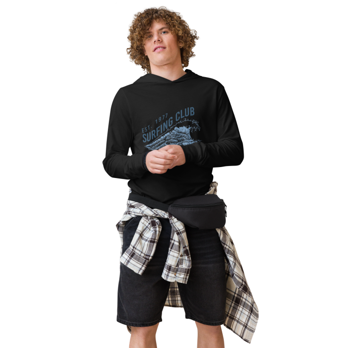 T-shirt a maniche lunghe con cappuccio ONDA - immagine 2