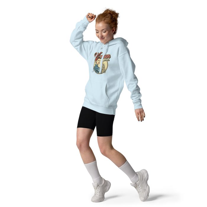 Felpa con cappuccio unisex Women Power - immagine 5