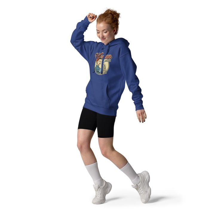Felpa con cappuccio unisex Women Power - immagine 3